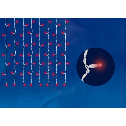 Гирлянда светодиодная "Занавес" Uniel C2030-240/DTA Красная IP20 LED 2х3м с контроллером фото Гирлянда светодиодная "Занавес" Uniel C2030-240/DTA Красная IP20 LED 2х3м с контроллером картинка